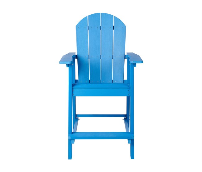 Beliani Conjunto bistro ADIRONDACK Azul