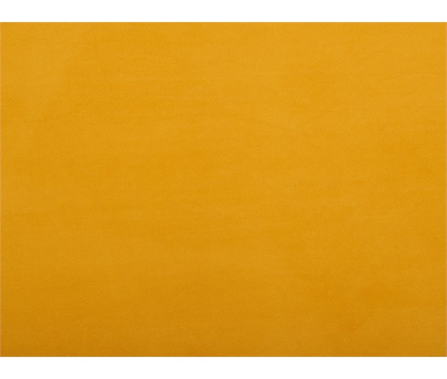 Beliani Cama Terciopelo FLAYAT 193x215 Amarillo