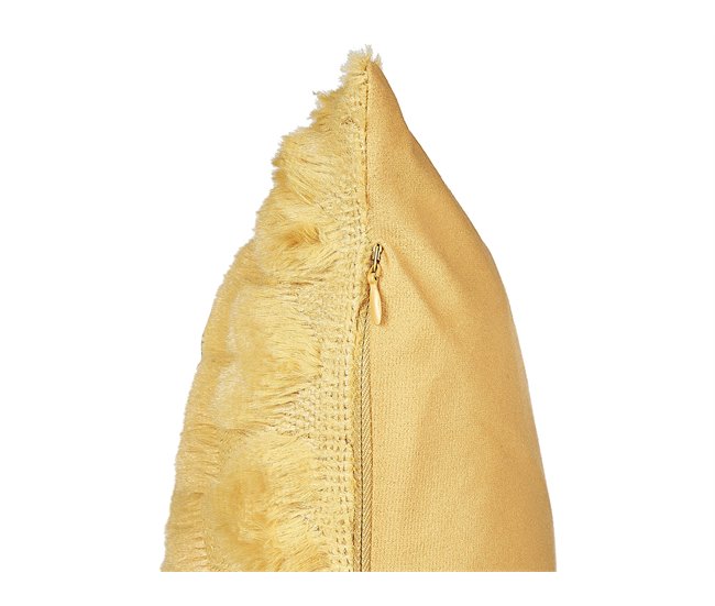 Beliani Cojín decorativo ASTRANTIA 45x45 Amarillo