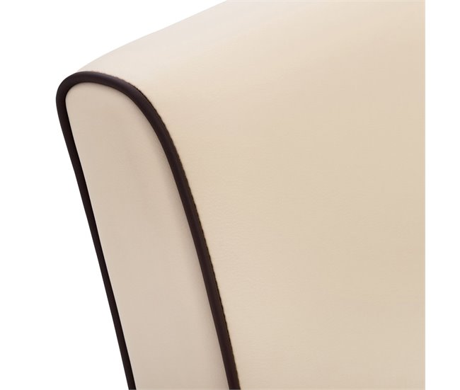 Silla de comedor polipiel VERONA Beige