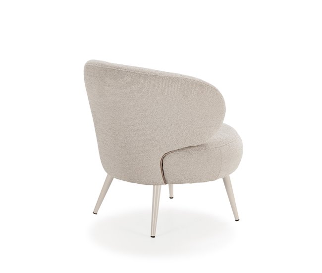 Sillón decorativo LIVA color beige Beige