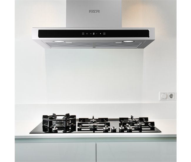 Campana decorativa T invertida FAR FA-EXTSS-2025 Inox