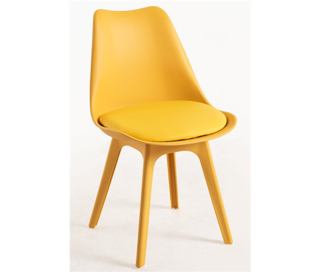 Pack 4 Sillas Synk Suprym Amarillo