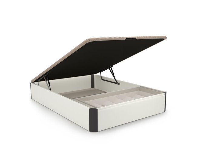 Canapé Luxury Premium 3D 135x190 Blanco/ Gris