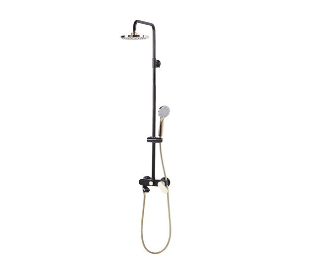 Columna de ducha GURARA 23x36 Negro/ Crema