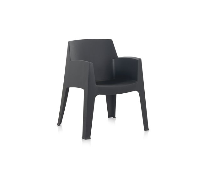Silla de jardín MASTER Antracita