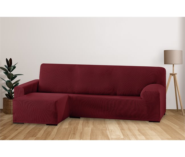 Vipalia Funda de Sofá Elástica Adaptable. Modelo Rustica. Rojo