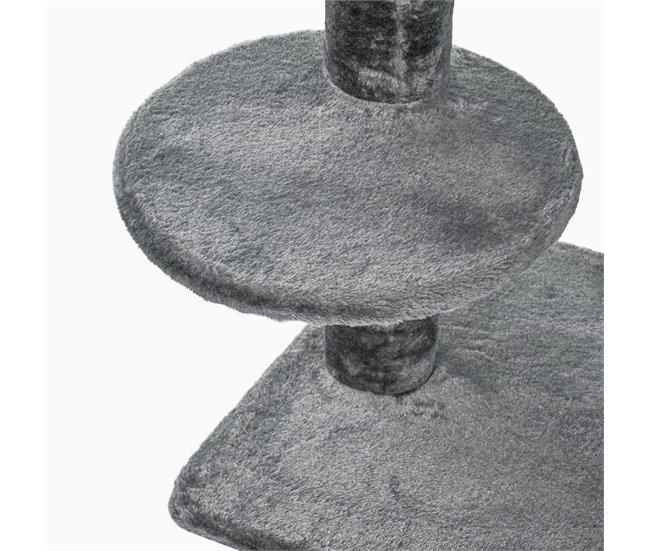 Árbol Rascador para Gatos PawHut Gris