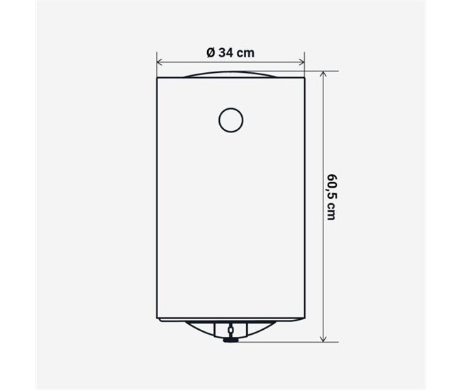Termo Eléctrico 30L | UNIVERSALBLUE Blanco