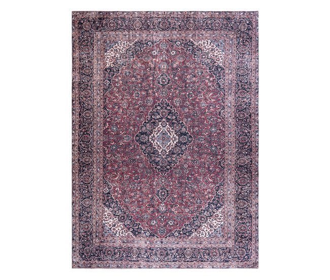 Alfombra lavable ANDRE 2288 Oriental vintage 120x170 Granate