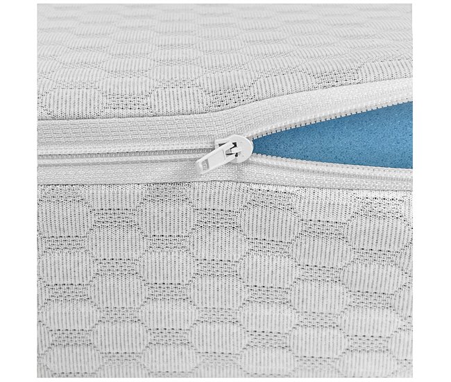Acomoda Textil – Cuña Antireflujo para Bebé Inclinada con Funda. Blanco