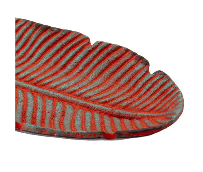 Bandeja hoja de metal Rojo