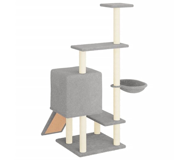 Árbol Para Gatos Gris