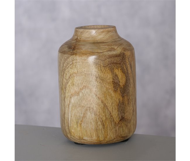Jarrón PURE 10cm marca  BOLTZE Madera Clara
