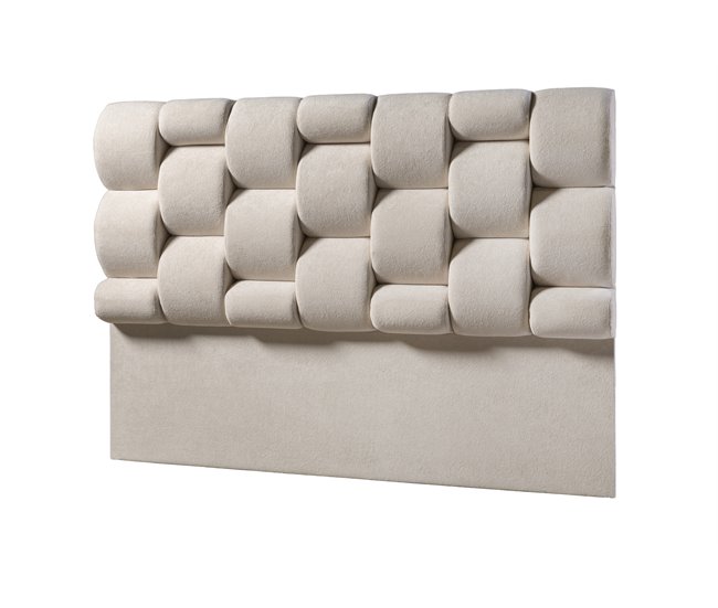Cabecero DANUBIO 160x115x12cm tela Beige