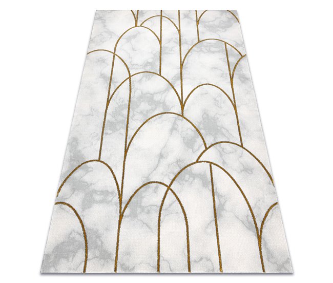 Alfombra EMERALD exclusivo 1016 glamour 200x290 Crema