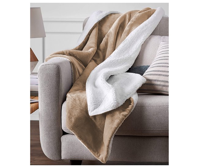 Acomoda Textil – Manta de Sedalina con Borreguito Extra Suave. 