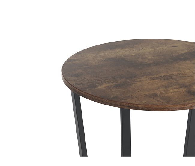 Beliani Mesa de centro ORICK 50x50 Marron