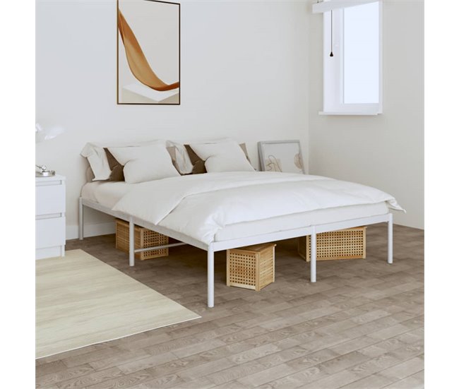 Estructura de cama 160x200 Blanco