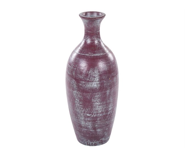 Beliani Jarrón decorativo KARDIA Azul Claro