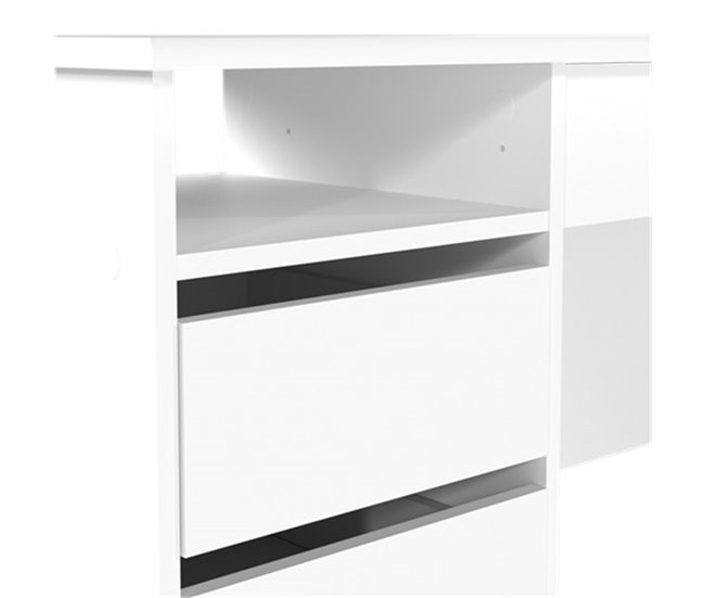 Mesa de escritorio COLLEGE II blanco Blanco
