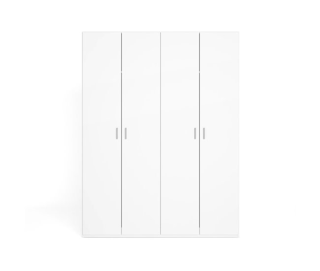 Armario River  puertas abatibles 150 Blanco