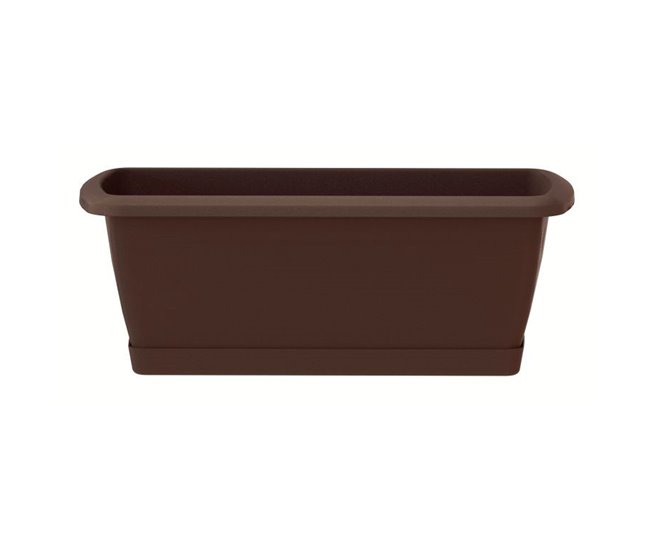 2x Jardinera Respana con soporte Marron