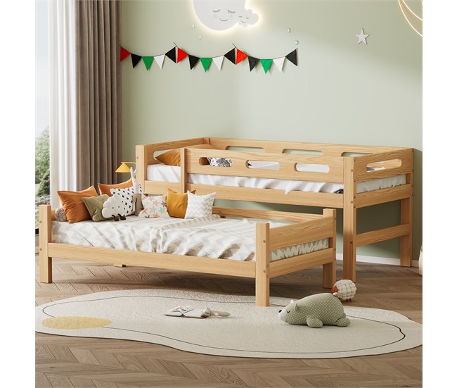 Cama litera Natural