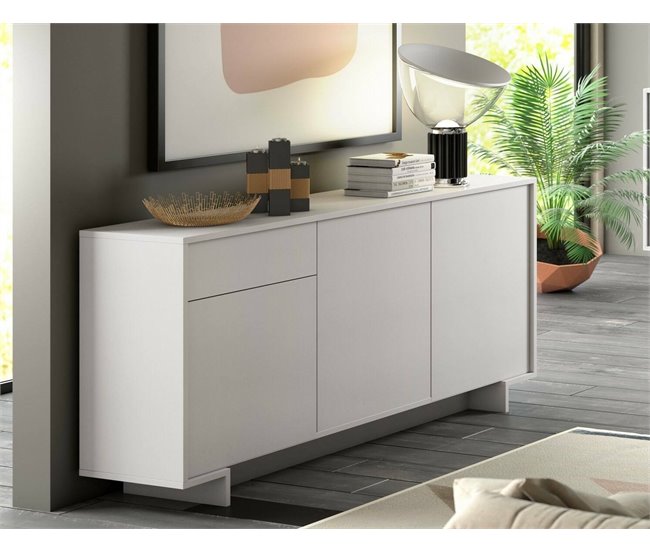 Aparador efecto madera 170 Blanco