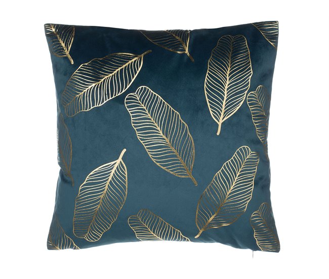 Beliani Cojín decorativo FREESIA 45x45 Azul/ Verde