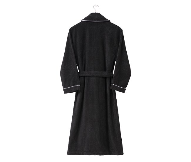 Albornoz benetton 360 gsm 100% algodón Negro