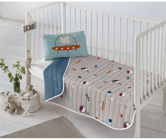 COLCHA BOUTI REVERSIBLE PLANETA Multicolor