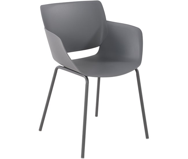 Grupo de asientos Velvena Gris Oscuro