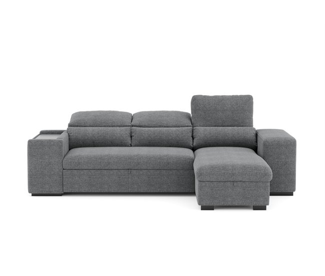Chaise longue con cama HOXTON Gris