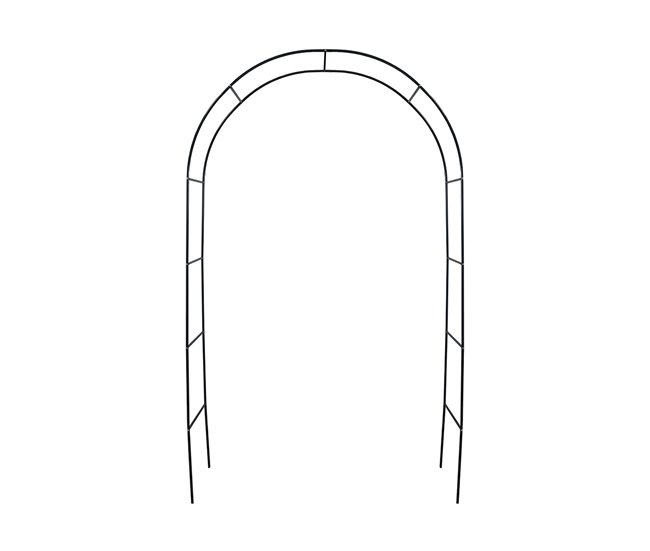 Acomoda Textil – Arco de jardín de Metal para Eventos. Negro