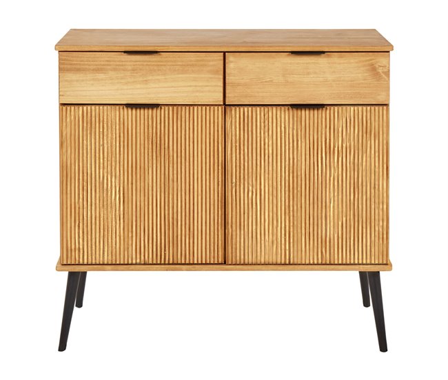 Beliani Aparador TIMMINS Madera Clara