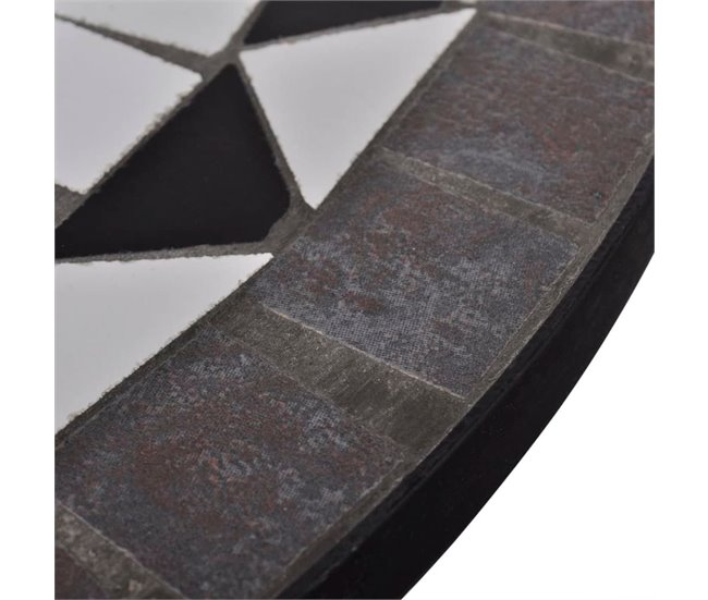 Conjunto de jardín Salento  sillas + mesa Blanco