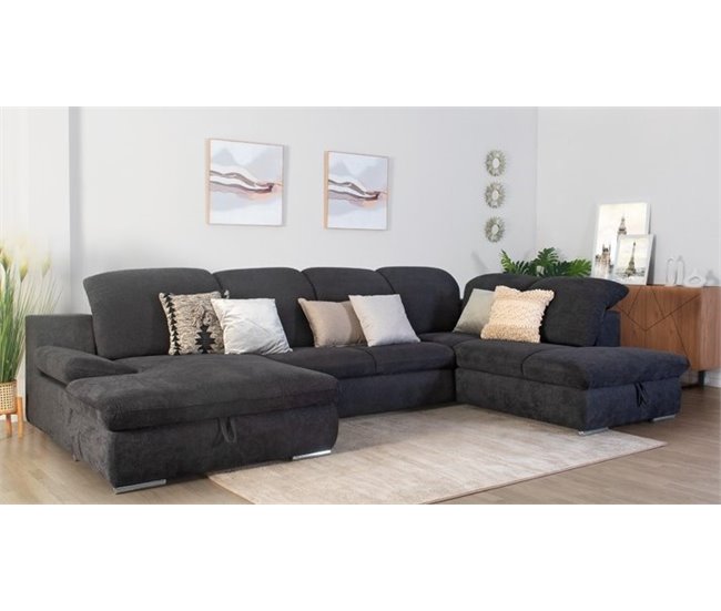 Rinconera con cama ISONA  Antracita