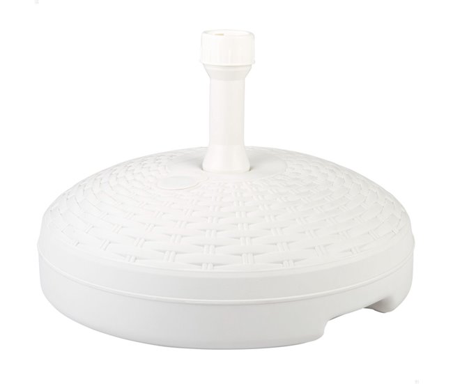 Base para sombrilla circular Aktive Blanco