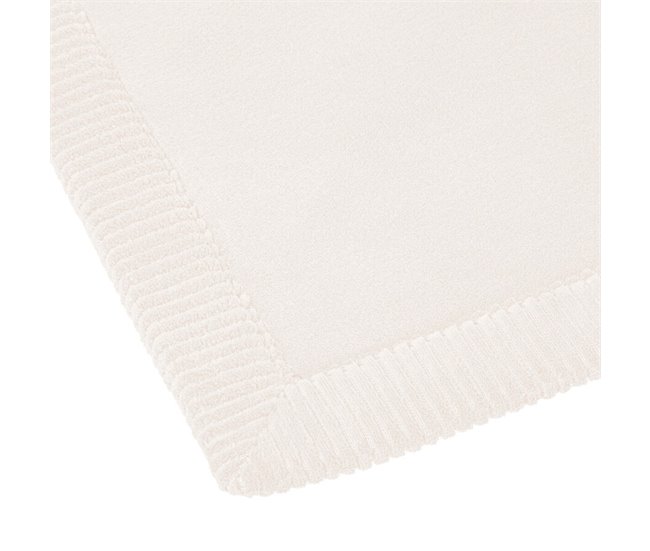Alfombra de baño Poliéster 80x50 Blanco
