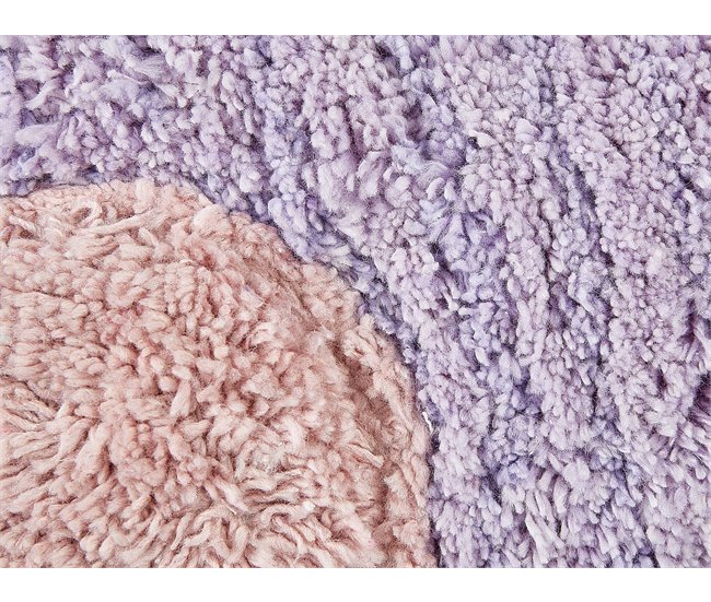 Beliani Cojín decorativo SORREL Violeta