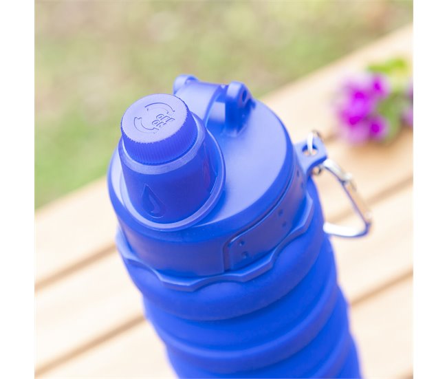 Botella Plegable de Silicona 8435527817725 Azul