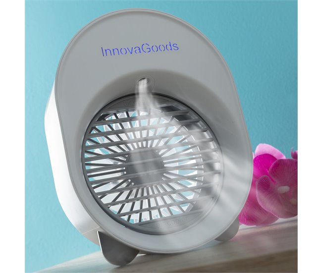 Mini Climatizador Humidificador por Ultrasonidos con LED humidificador mini Blanco