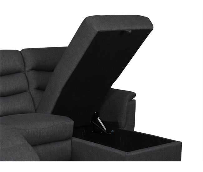 Chaise loungue relax FAMILY eléctrico Antracita