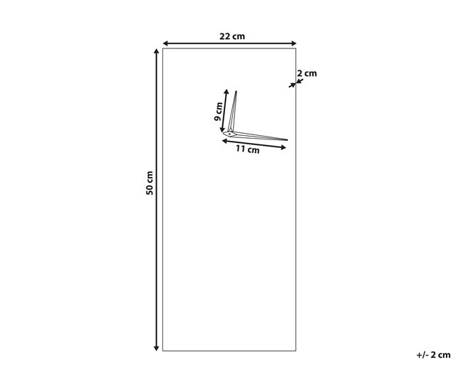 Beliani Reloj de pared POMBAL Dorado