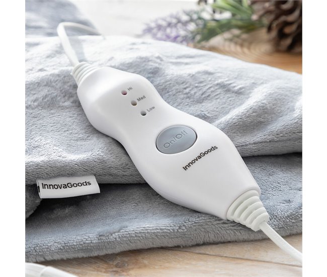 Almohadilla Eléctrica para Cuello y Hombros Gris