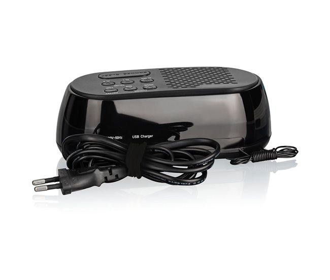 Despertador Roadstar CLR-2477 Negro