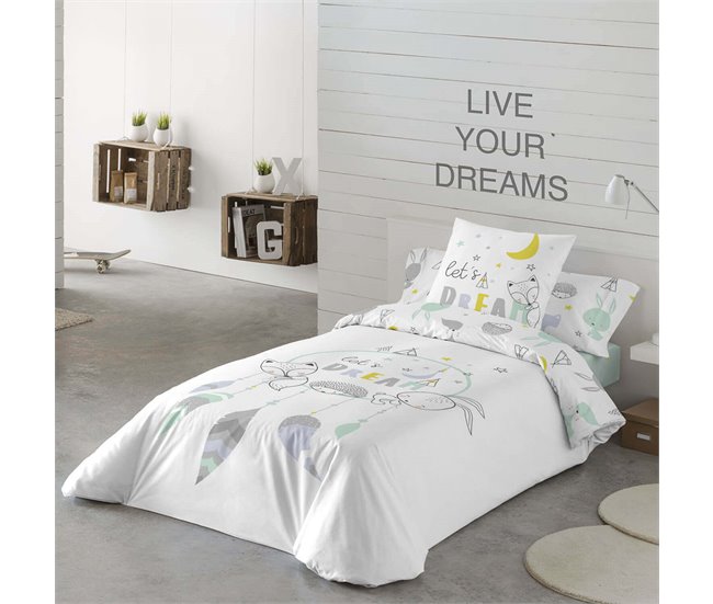 FUNDA NÓRDICA REVERSIBLE LETS DREAM 