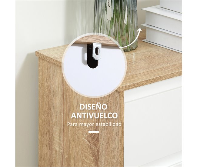 Armario de Baño MDF kleankin, hogar - baño 60 Multicolor