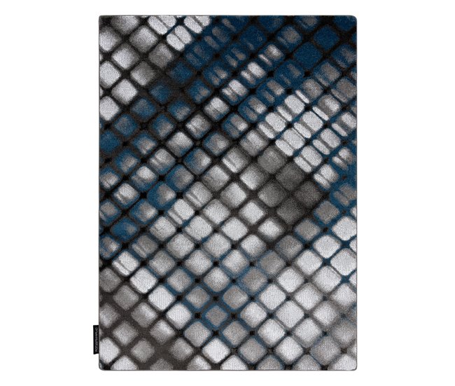Alfombra INTERO REFLEX 3D enrejado 160x220 Azul